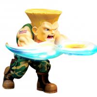 Street fighter figurine led son guile the new challenger 2 