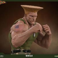 Street fighter statue resine guile 14 mixed media retail version 3 