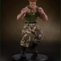 Street fighter statue resine guile 14 mixed media retail version 4 