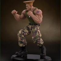 Street fighter statue resine guile 14 mixed media retail version 5 