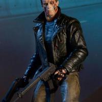 Terminator figurine ultimate police station assault t 800 motorcycle jacket 18 cm neca 4 