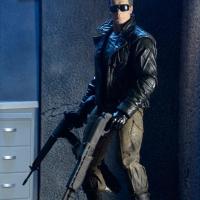 Terminator figurine ultimate police station assault t 800 motorcycle jacket 18 cm neca 6 