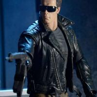 Terminator figurine ultimate police station assault t 800 motorcycle jacket 18 cm neca 7 